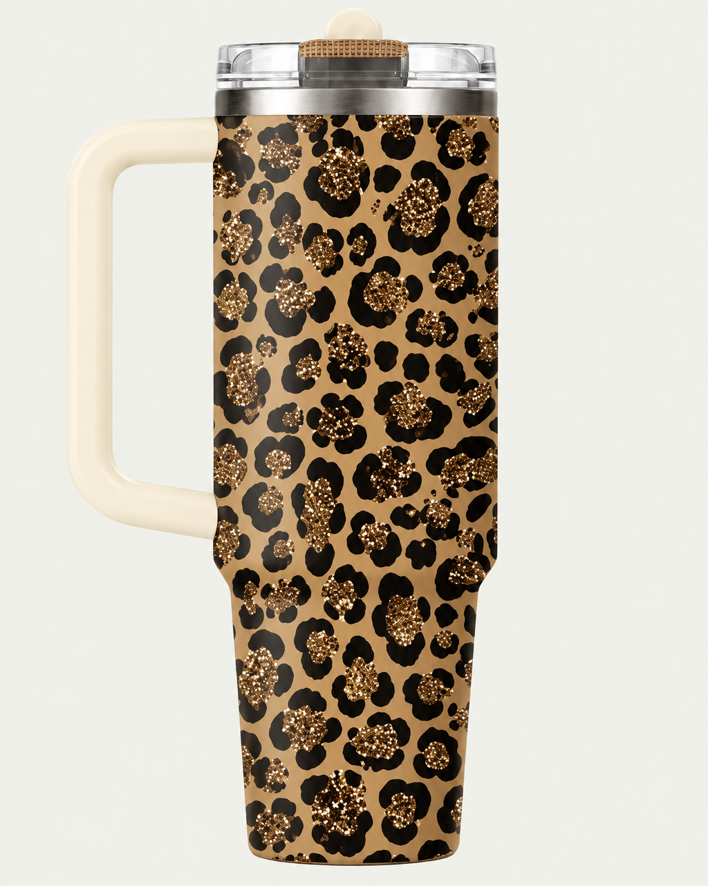 EMBDY Water Bottle in leopard print