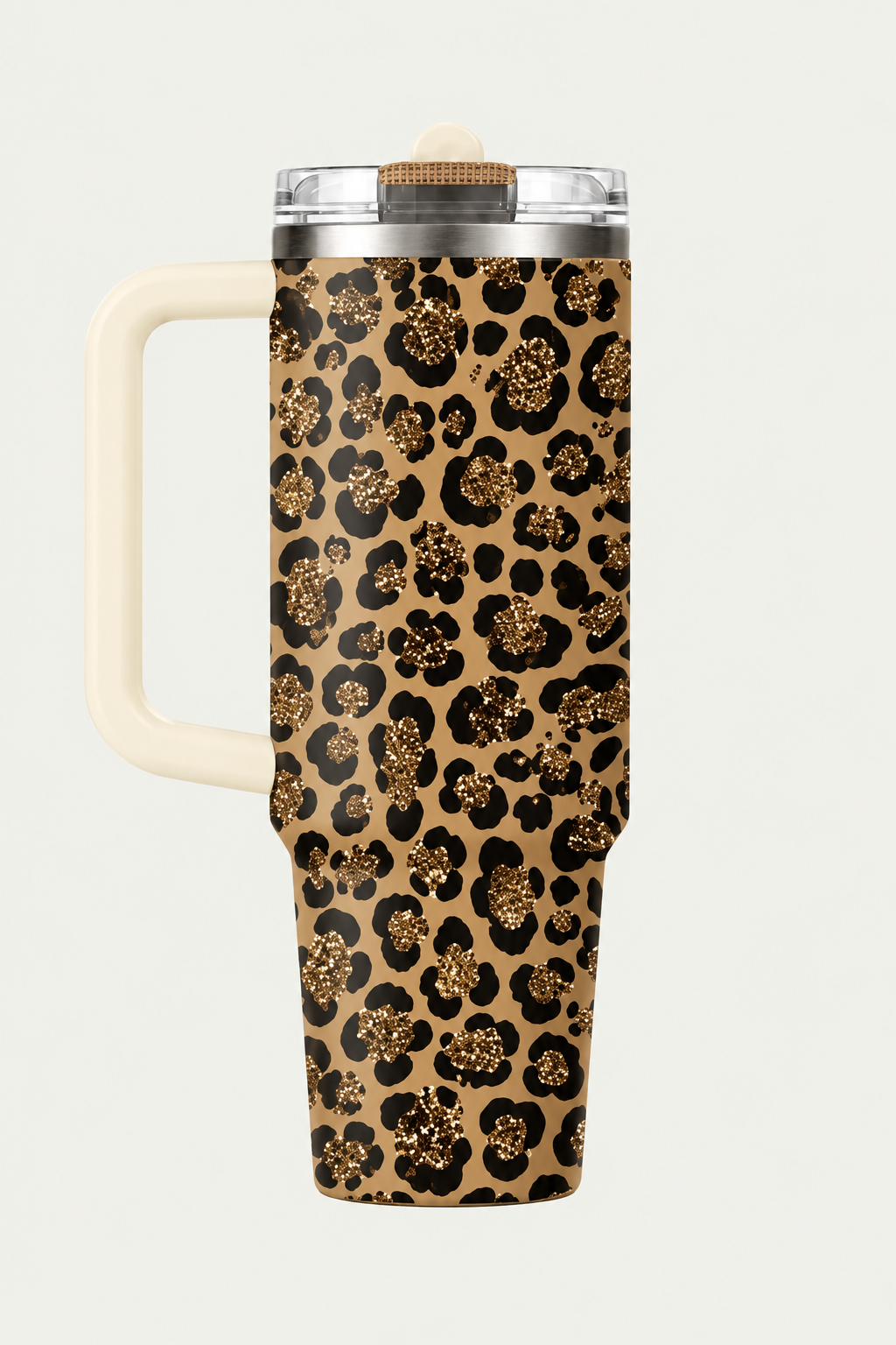EMBDY Water Bottle in leopard print